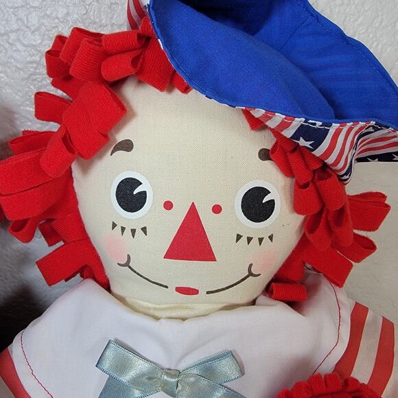 Applause Raggedy Ann and Andy Dolls Set Stars and Stripes 1998 HSN Limited 5000 - Picture 3 of 12